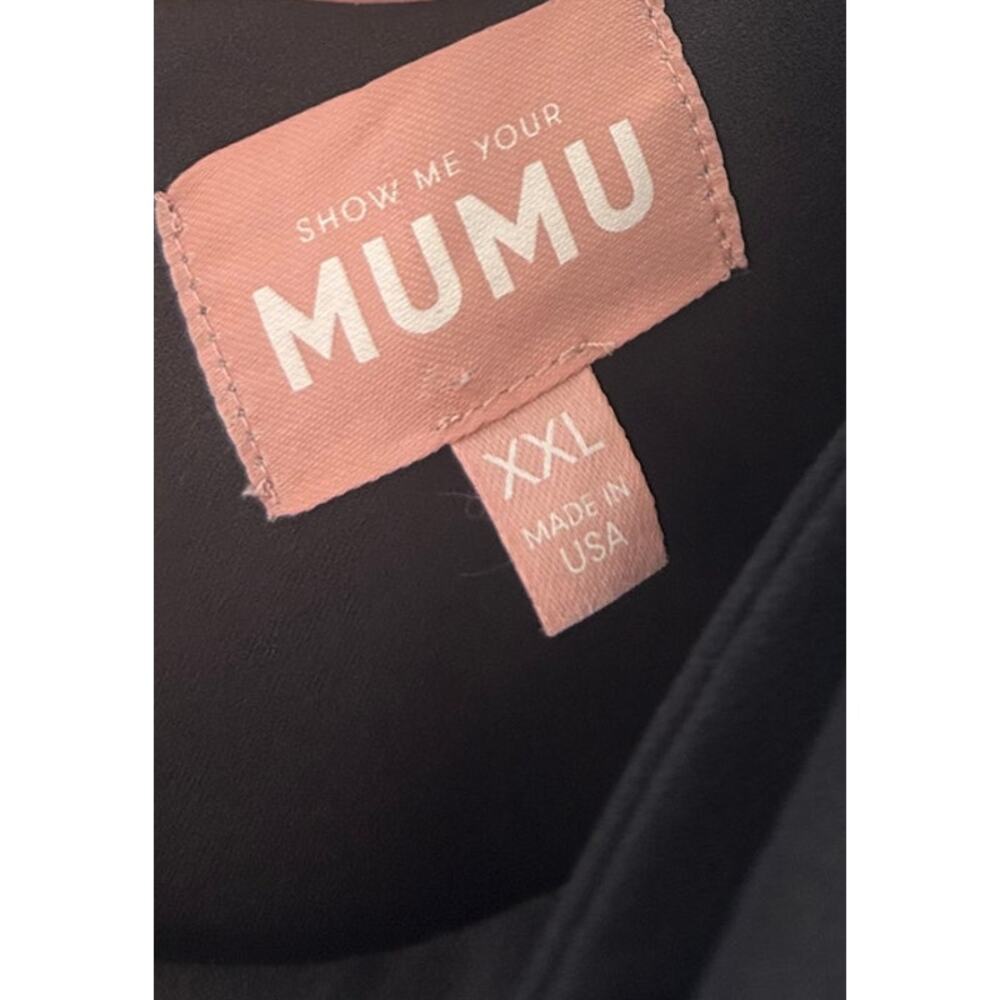 Show Me Your Mumu Bliss Bow Dress in Black Stretch XXL - Picture 4 of 6